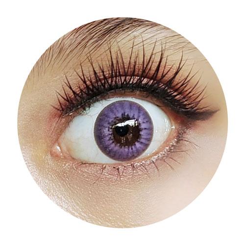 Coscon Crazy with Power - Electro Purple (1 lens/pack)-Crazy Contacts-UNIQSO Canada