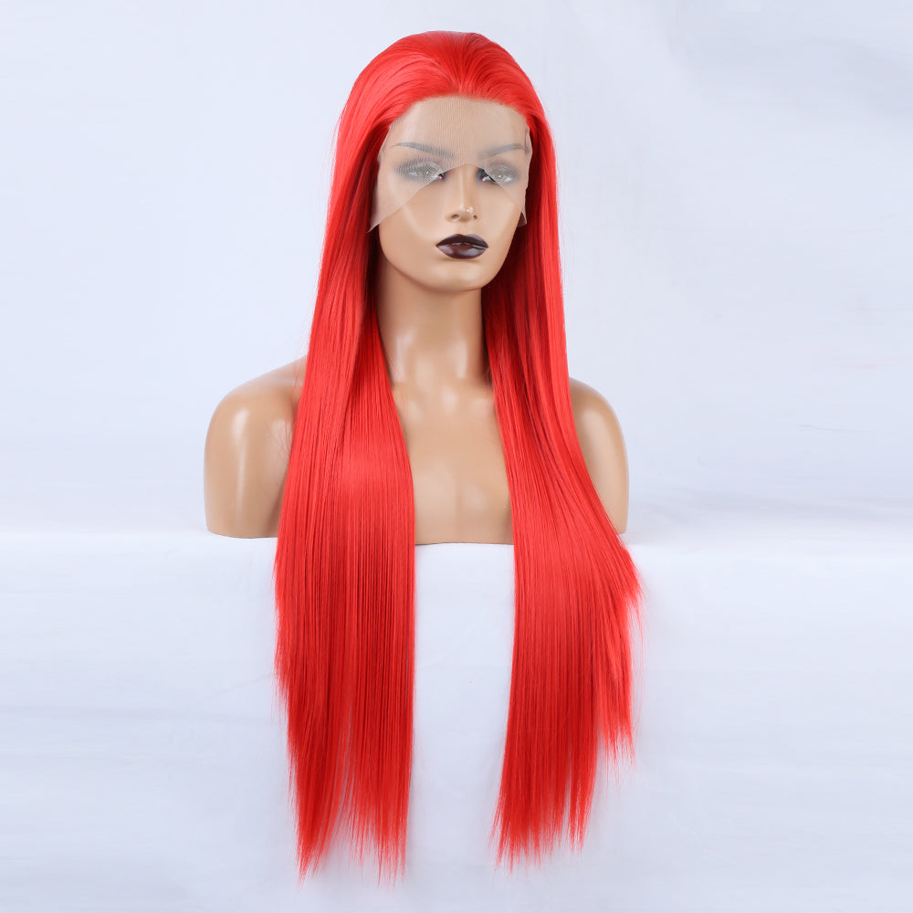 Crimson Blush Front Lace Wig-Lace Front Wig-UNIQSO Canada