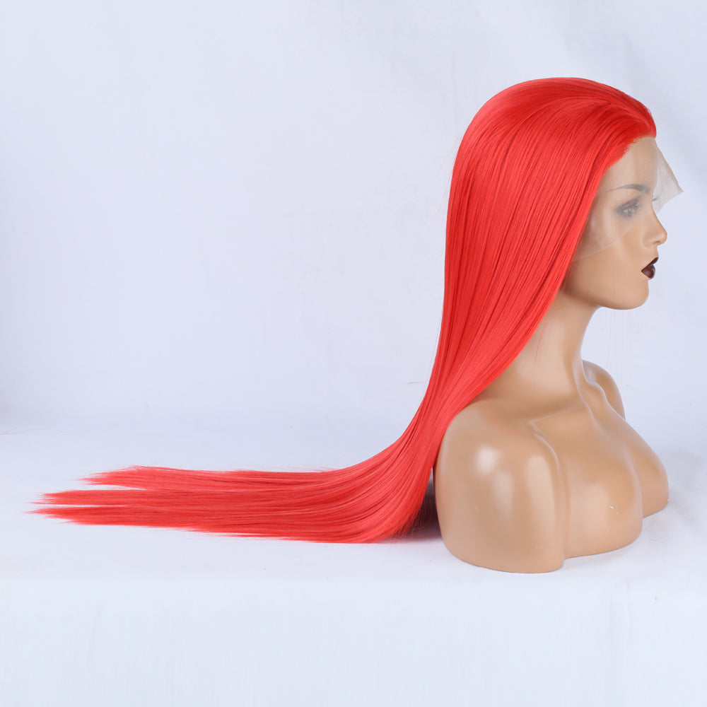Crimson Blush Front Lace Wig-Lace Front Wig-UNIQSO Canada