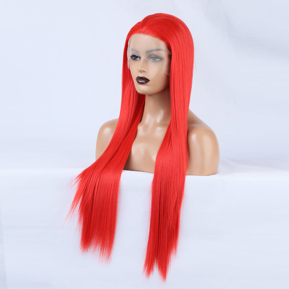 Crimson Blush Front Lace Wig-Lace Front Wig-UNIQSO Canada