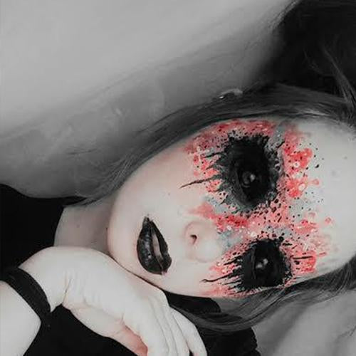 Flash Black Sclera Contacts Sabretooth/Blackout/Black (2 lenses/pack)-Sclera Contacts-UNIQSO Canada