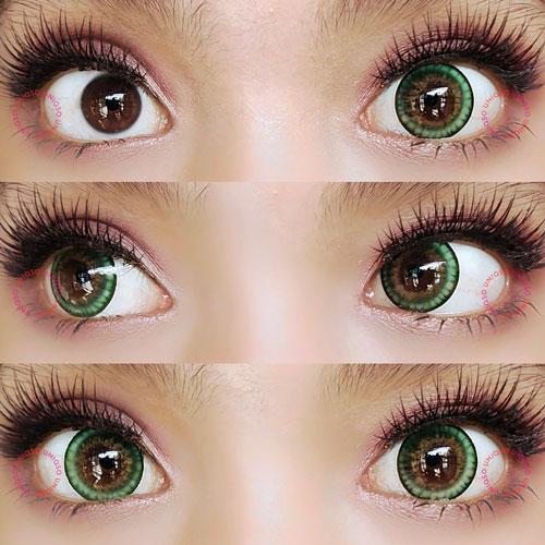 I-Codi Naty V3-05 Angel Eyes Green (2 lenses/pack)-Colored Contacts-UNIQSO Canada