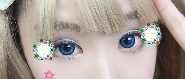 ICK Adora Blue (1 lens/pack)-Colored Contacts-UNIQSO Canada