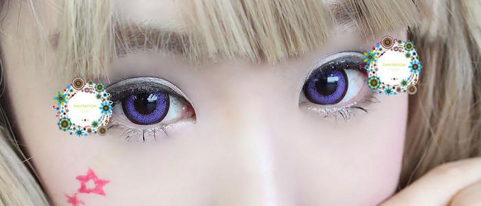 ICK Adora Violet (1 lens/pack)-Colored Contacts-UNIQSO Canada