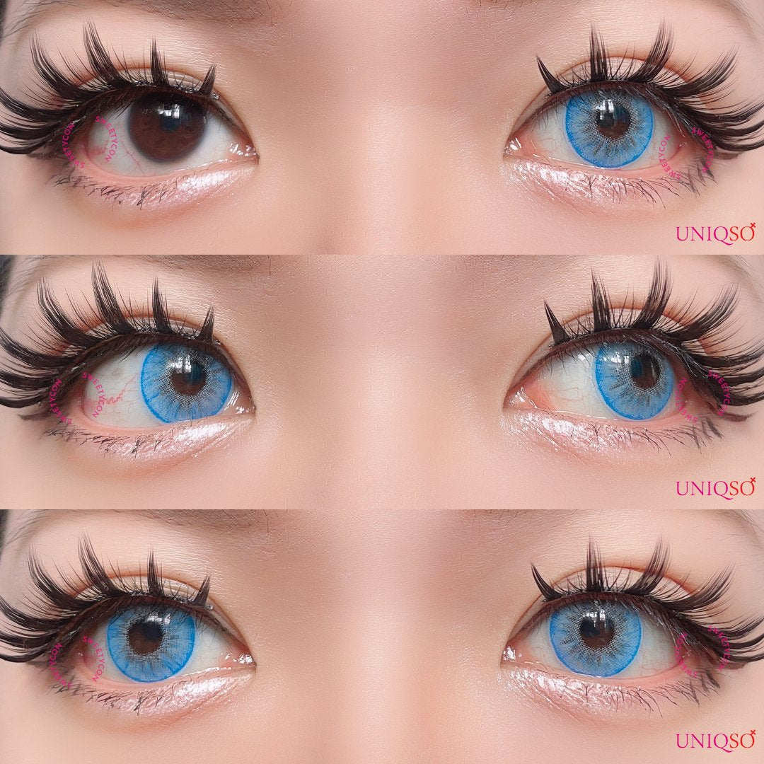 Sweety Icy Blue (1 lens/pack)-Colored Contacts-UNIQSO