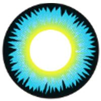 Kazzue Crazy Blue Werewolf (1 lens/pack)-Crazy Contacts-UNIQSO Canada
