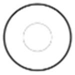 Kazzue Crazy Lens with Power - Gothic White (1 lens/pack)-Crazy Contacts-UNIQSO Canada