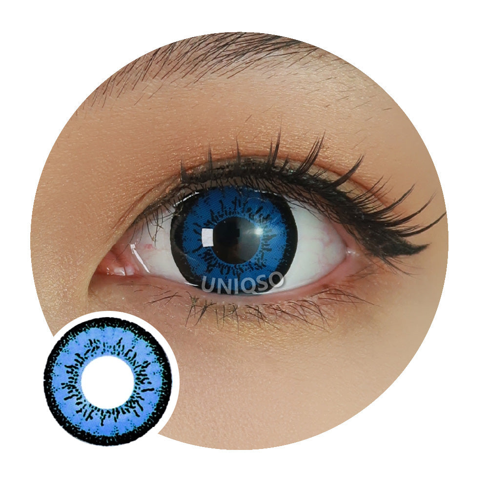 Kazzue Dollyeye Blue (1 lens/pack)-Colored Contacts-UNIQSO Canada