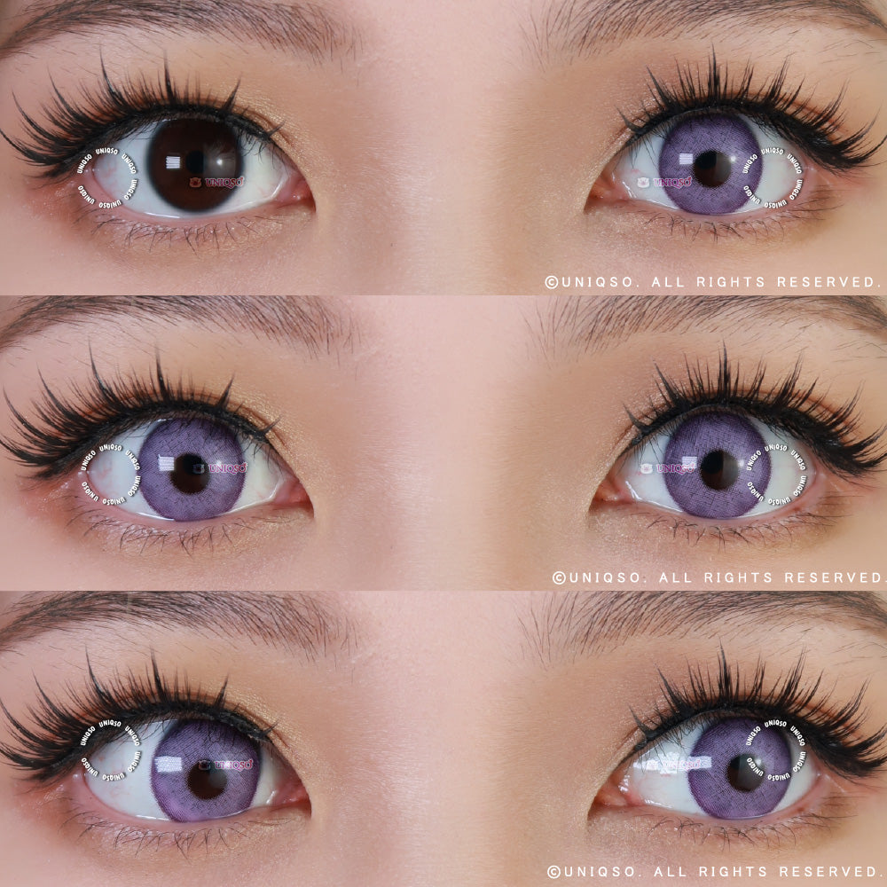 Kazzue Festival Violet colored contacts