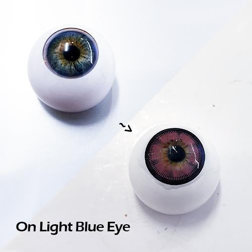 Kazzue Heavenly Jelly Pink colored contacts