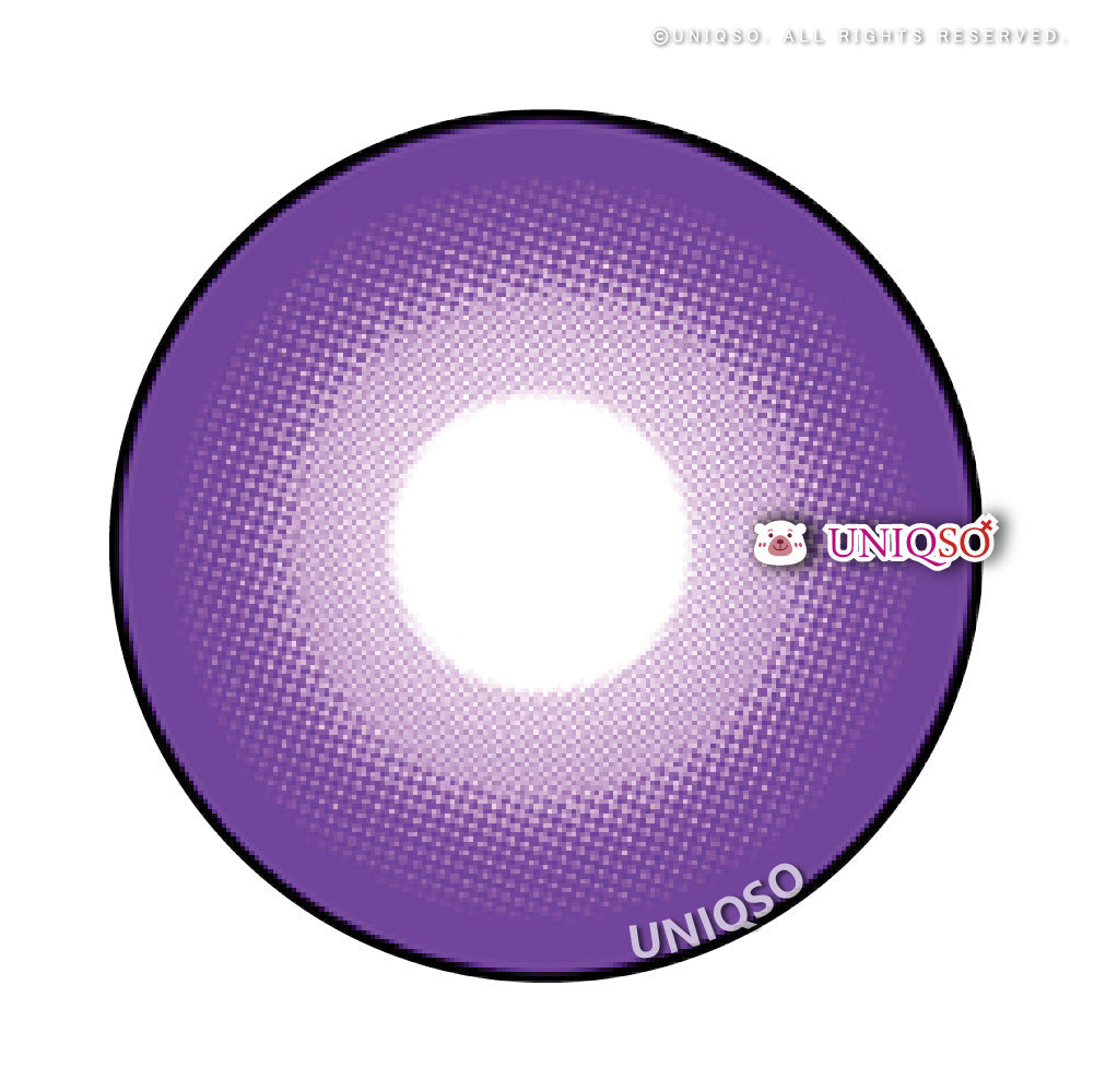 Kazzue Intense Pop Purple colored contacts