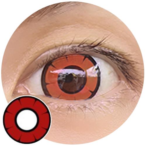 Kazzue Twilight Red (1 lens/pack)-Colored Contacts-UNIQSO Canada
