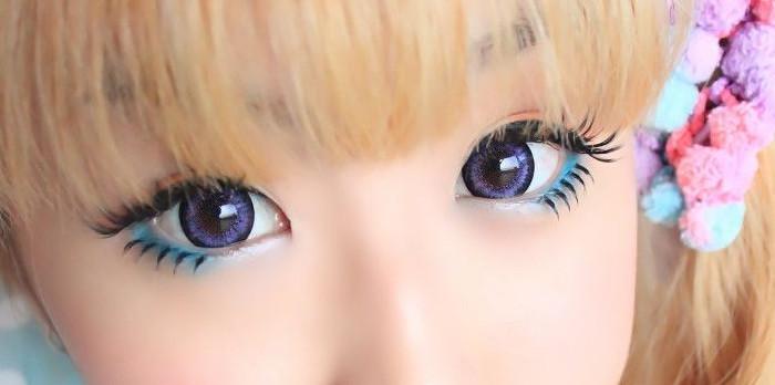 Kimchi Bambi Blue (1 lens/pack)-Colored Contacts-UNIQSO Canada