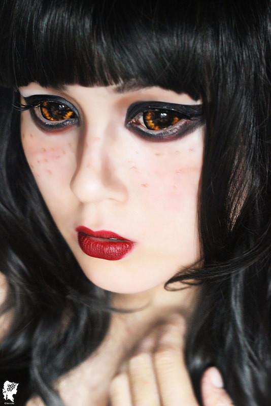 Phantasee Gold Sclera Contacts Morbius (2 lenses/pack)-Sclera Contacts-UNIQSO Canada