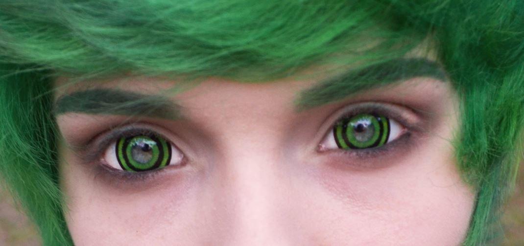Phantasee Mini Sclera Lens Green Goblin (2 lenses/pack)-Mini Sclera Contacts-UNIQSO Canada