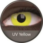 Phantasee UV Glow Crazy Lens Yellow (2 lenses/pack)-UV Contacts-UNIQSO Canada
