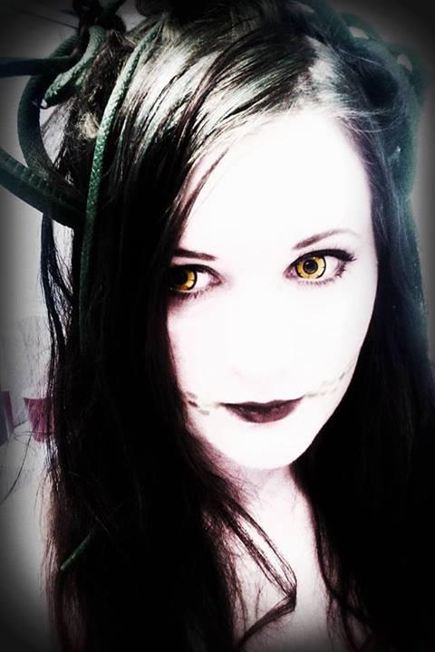 Phantasee White Black Sclera Contacts Medusa (2 lenses/pack)-Sclera Contacts-UNIQSO Canada