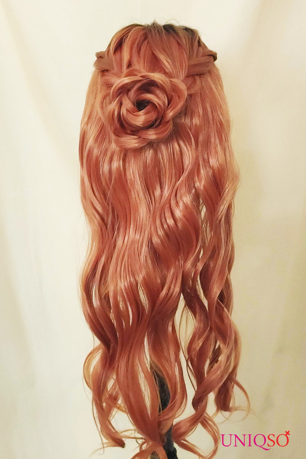 Premium Wig - Auburn Long Big Wave Lace Front Wig-Lace Front Wig-UNIQSO Canada