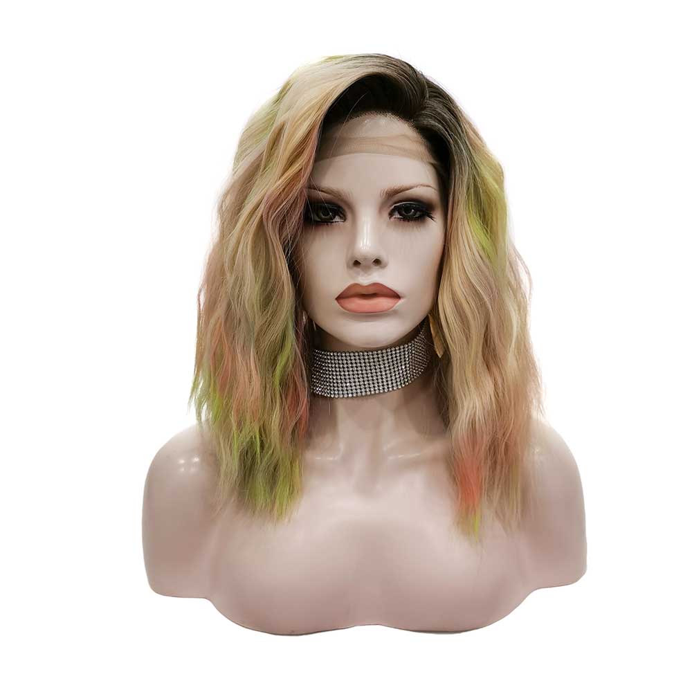 Premium Wig - Multi-Tone Bed Head Lace Front Wig-Lace Front Wig-UNIQSO Canada