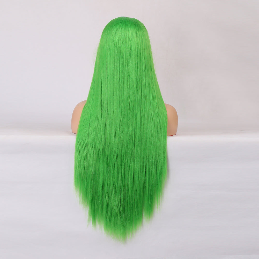 Rich Green Front Lace Long Hair Wig-Lace Front Wig-UNIQSO Canada