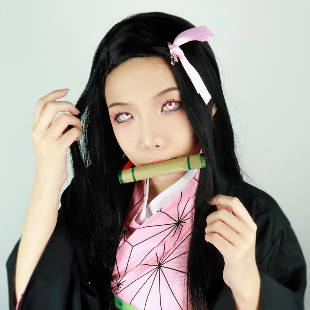 Sweety Anime Cloud Rim Pink (1 lens/pack)-Colored Contacts-UNIQSO Canada