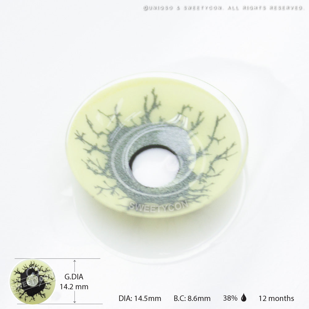 Sweety Crazy Black Rage (1 lens/pack)-Crazy Contacts-UNIQSO Canada