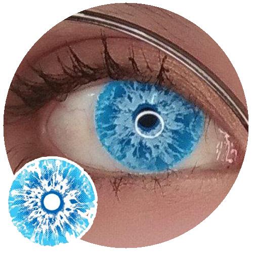 Sweety Crazy Lens - White Walker (UV) (1 lens/pack)-UV Contacts-UNIQSO Canada