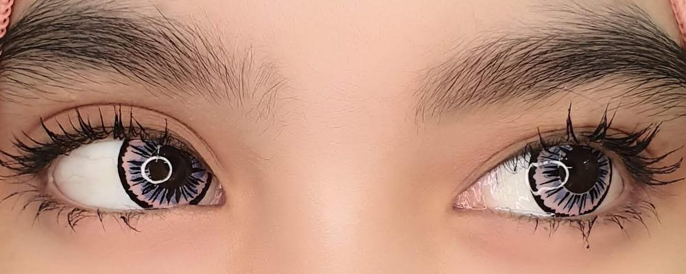 Sweety Crazy Petal Purple (1 lens/pack)-Crazy Contacts-UNIQSO Canada