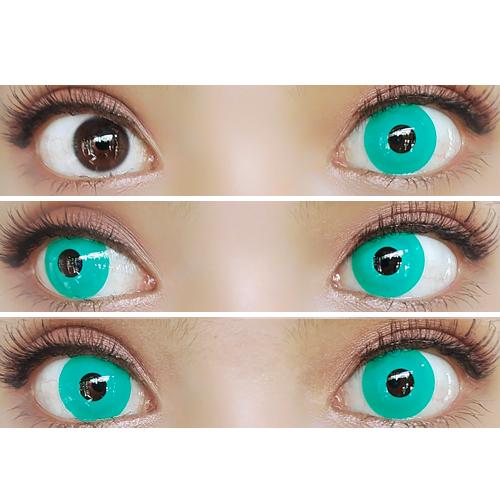 Sweety Crazy Pure Green (1 lens/pack)-Crazy Contacts-UNIQSO Canada