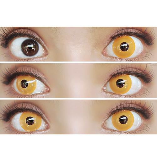 Sweety Crazy Pure Orange (1 lens/pack)-Crazy Contacts-UNIQSO Canada