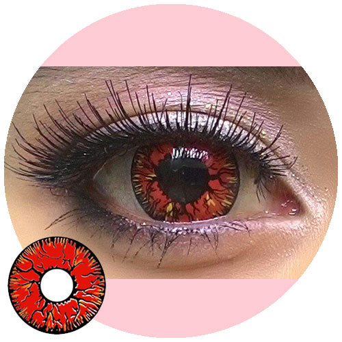 Sweety Crazy Red Blood Eyes (1 lens/pack)-Crazy Contacts-UNIQSO Canada