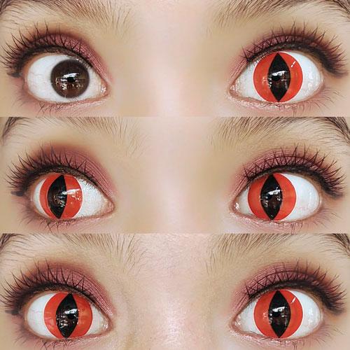 Sweety Crazy Red Cat (1 lens/pack)-Crazy Contacts-UNIQSO Canada