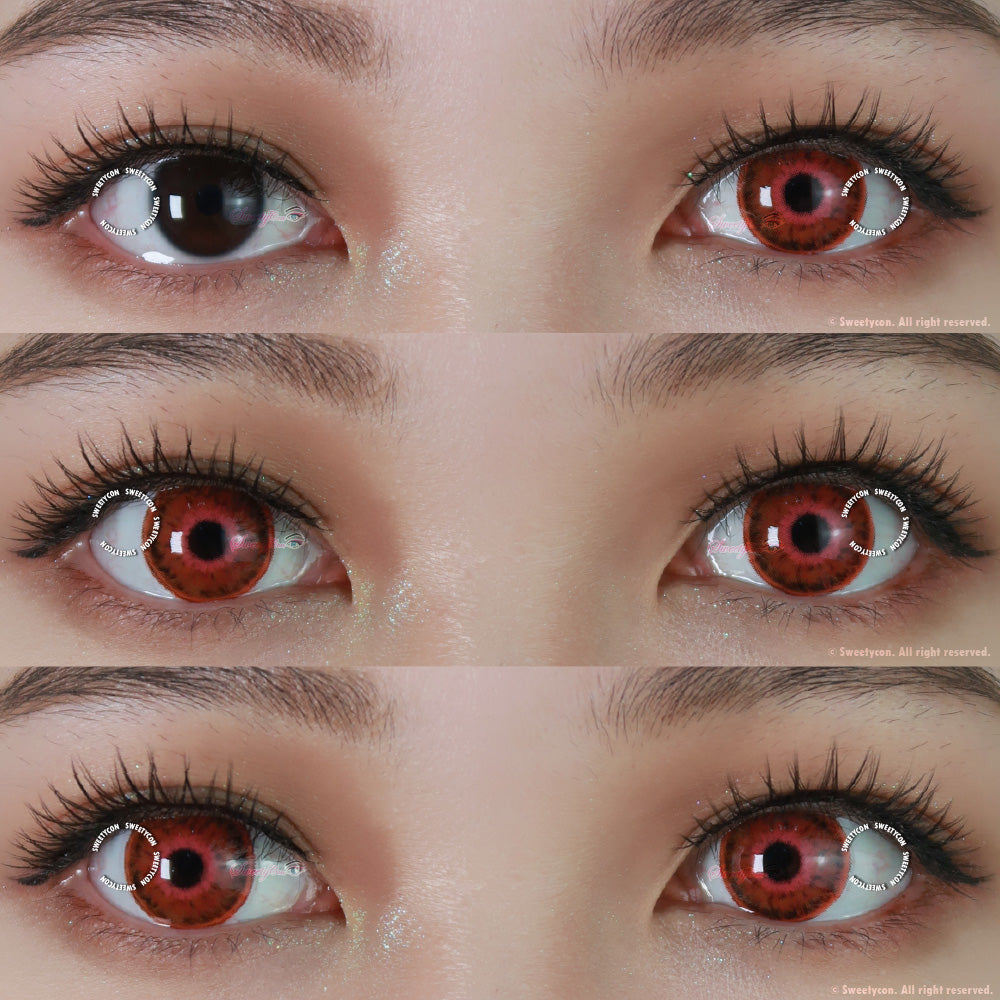 Sweety Crazy Scarlet Witch Red (1 lens/pack)-Crazy Contacts-UNIQSO Canada