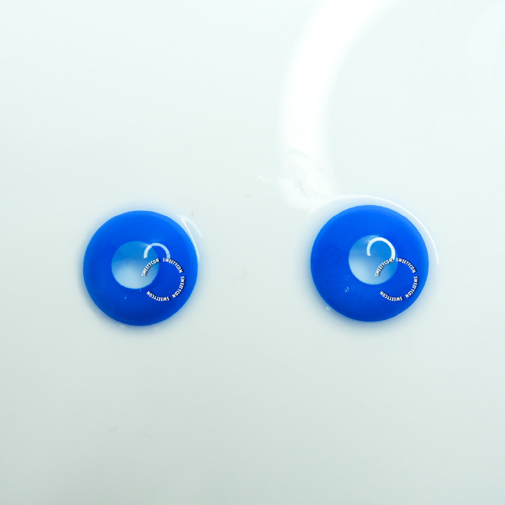 Sweety Crazy UV Glow Blue (1 lens/pack)-UV Contacts-UNIQSO Canada