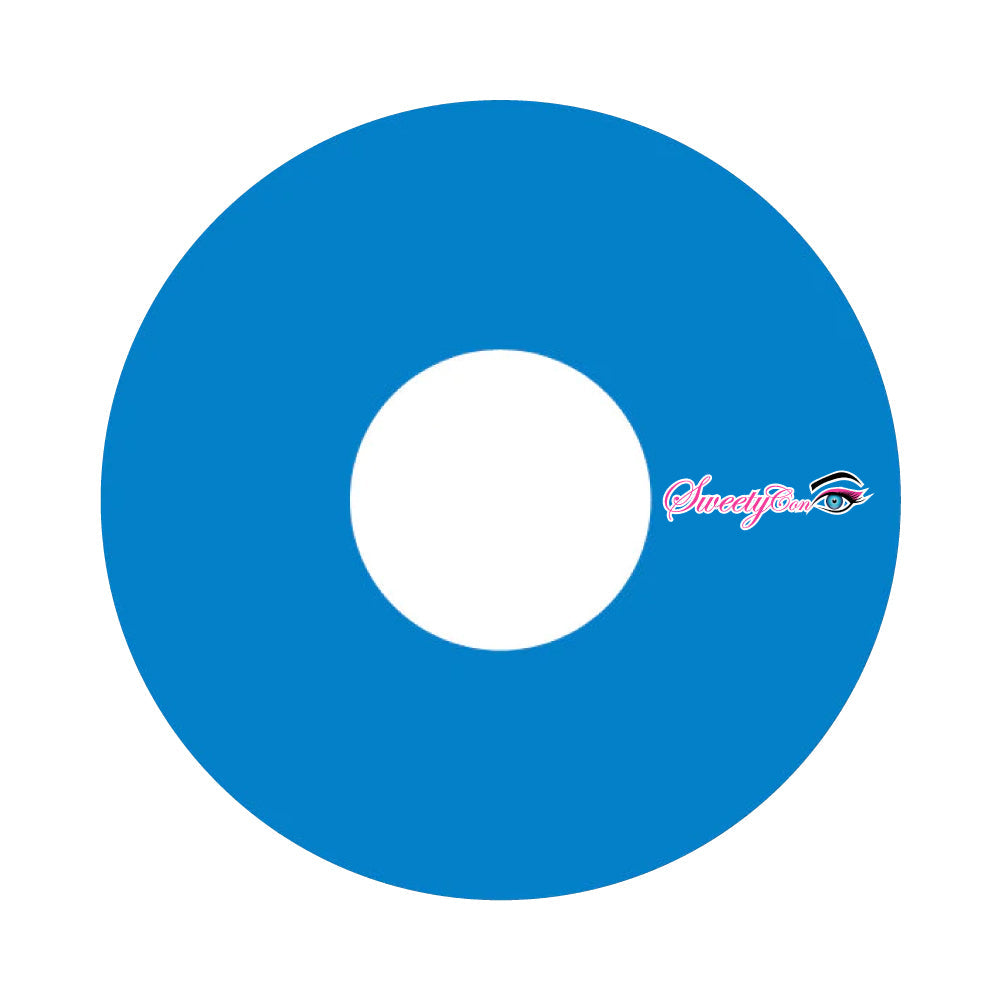 Sweety Crazy UV Glow Blue (1 lens/pack)-UV Contacts-UNIQSO Canada
