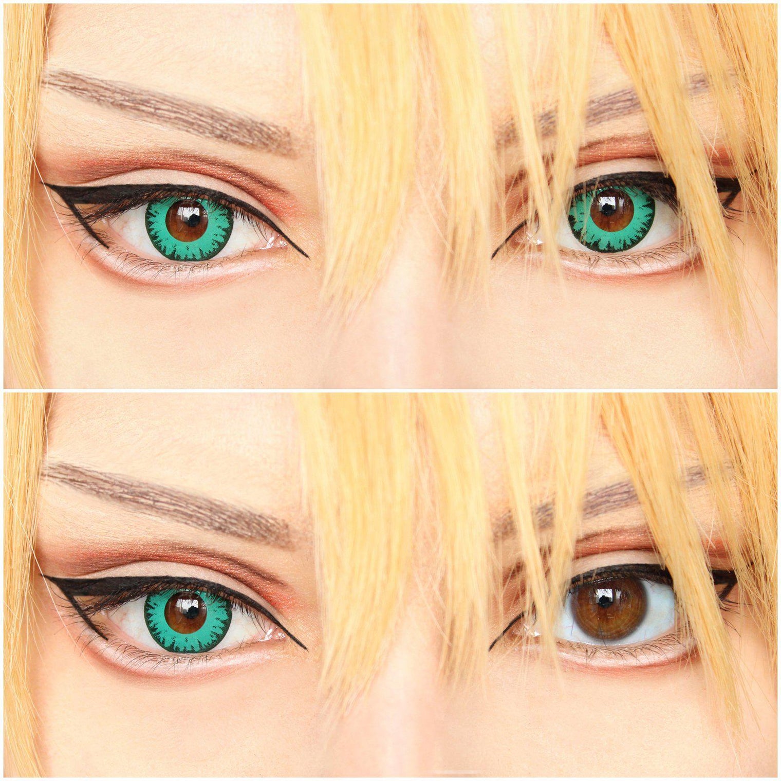 Sweety Crazy Vampire Green (1 lens/pack)-Crazy Contacts-UNIQSO Canada