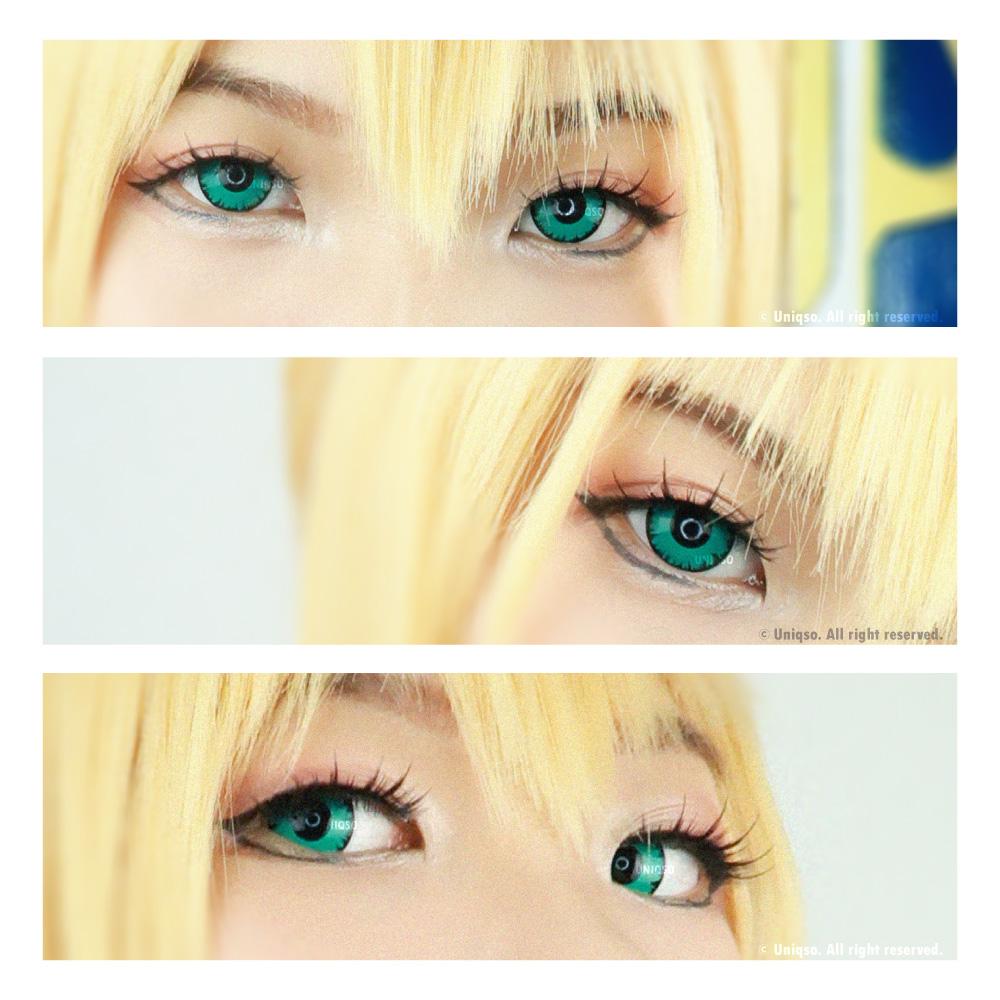 Sweety Crazy Vampire Green (1 lens/pack)-Crazy Contacts-UNIQSO Canada