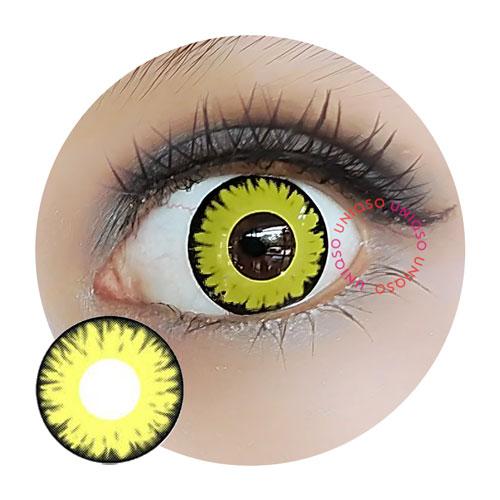 Sweety Crazy Vampire Yellow (1 lens/pack)-Crazy Contacts-UNIQSO Canada