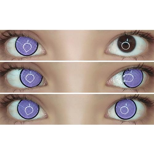 Sweety Crazy Violet Mesh Rim (1 lens/pack)-Crazy Contacts-UNIQSO Canada