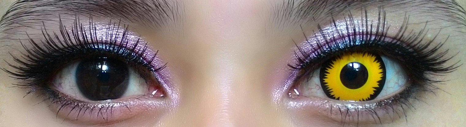 Sweety Crazy Yellow Werewolf (1 lens/pack)-Crazy Contacts-UNIQSO Canada