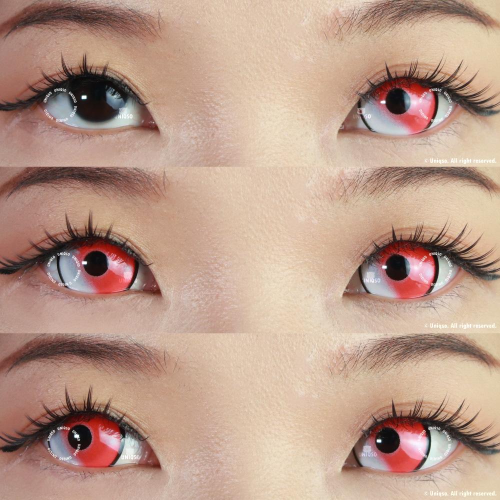 Sweety Mini Sclera Cloud Rim Red (1 lens/pack)-Mini Sclera Contacts-UNIQSO Canada