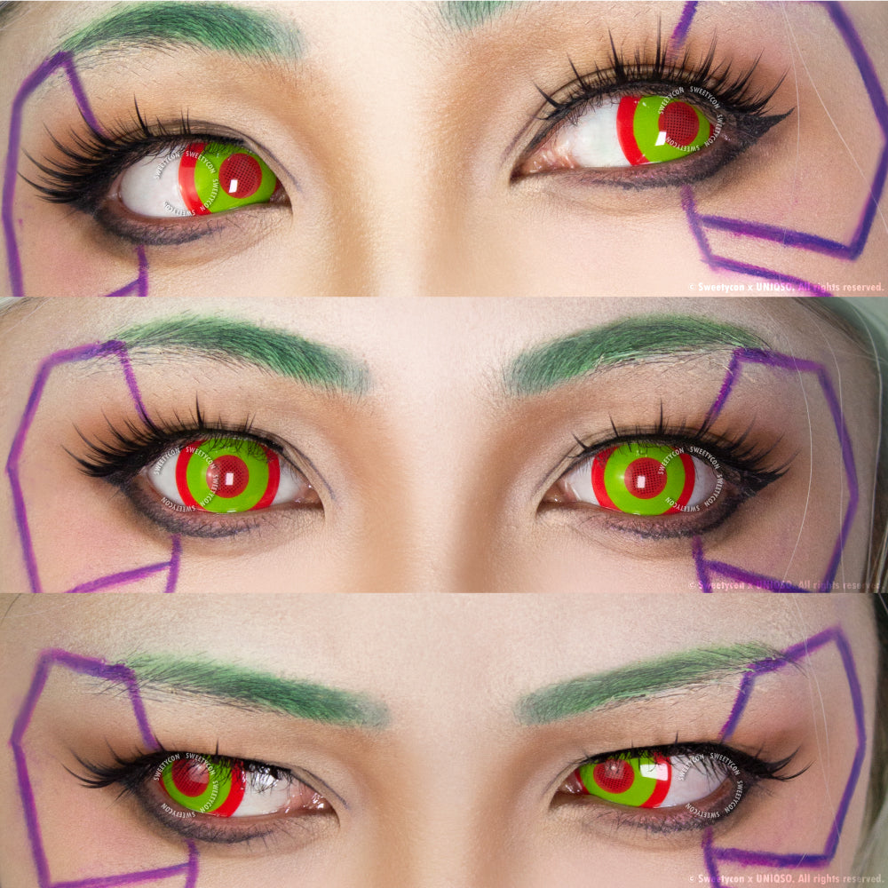 Sweety Mini Sclera Cyber Green (1 lens/pack)-Mini Sclera Contacts-UNIQSO Canada
