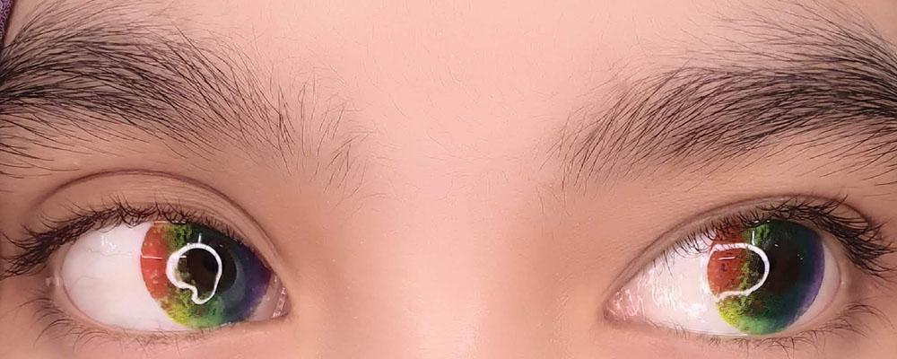 Sweety Multil Rainbow II (1 lens/pack)-Colored Contacts-UNIQSO Canada