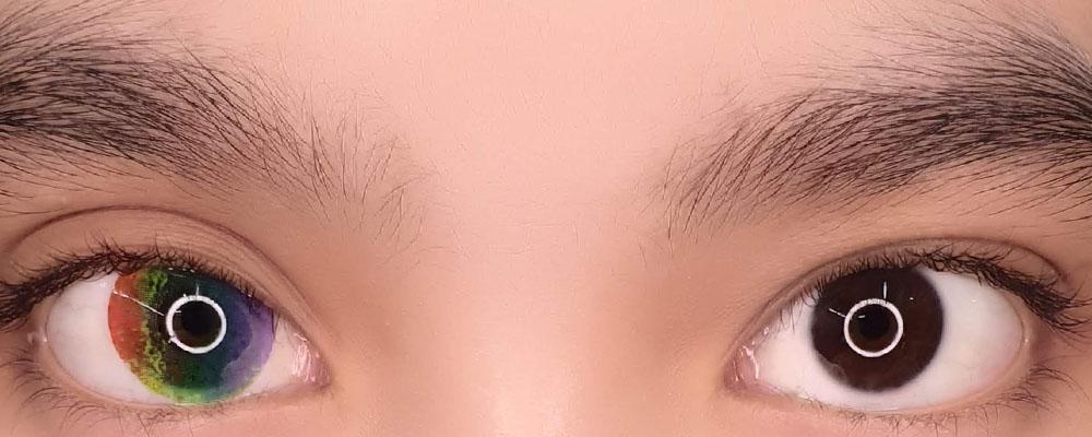Sweety Multil Rainbow II (1 lens/pack)-Colored Contacts-UNIQSO Canada