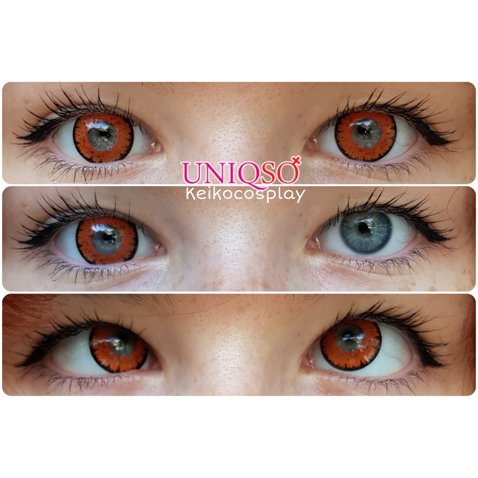 Sweety Queen Light Orange (1 lens/pack)-Colored Contacts-UNIQSO Canada