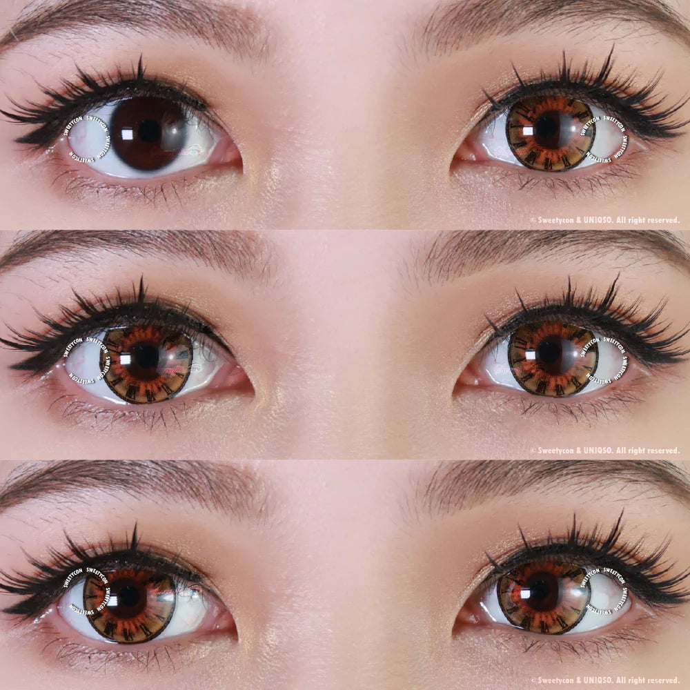 Sweety Roman Clock - With Prescription (1 lens/pack)-Colored Contacts-UNIQSO Canada