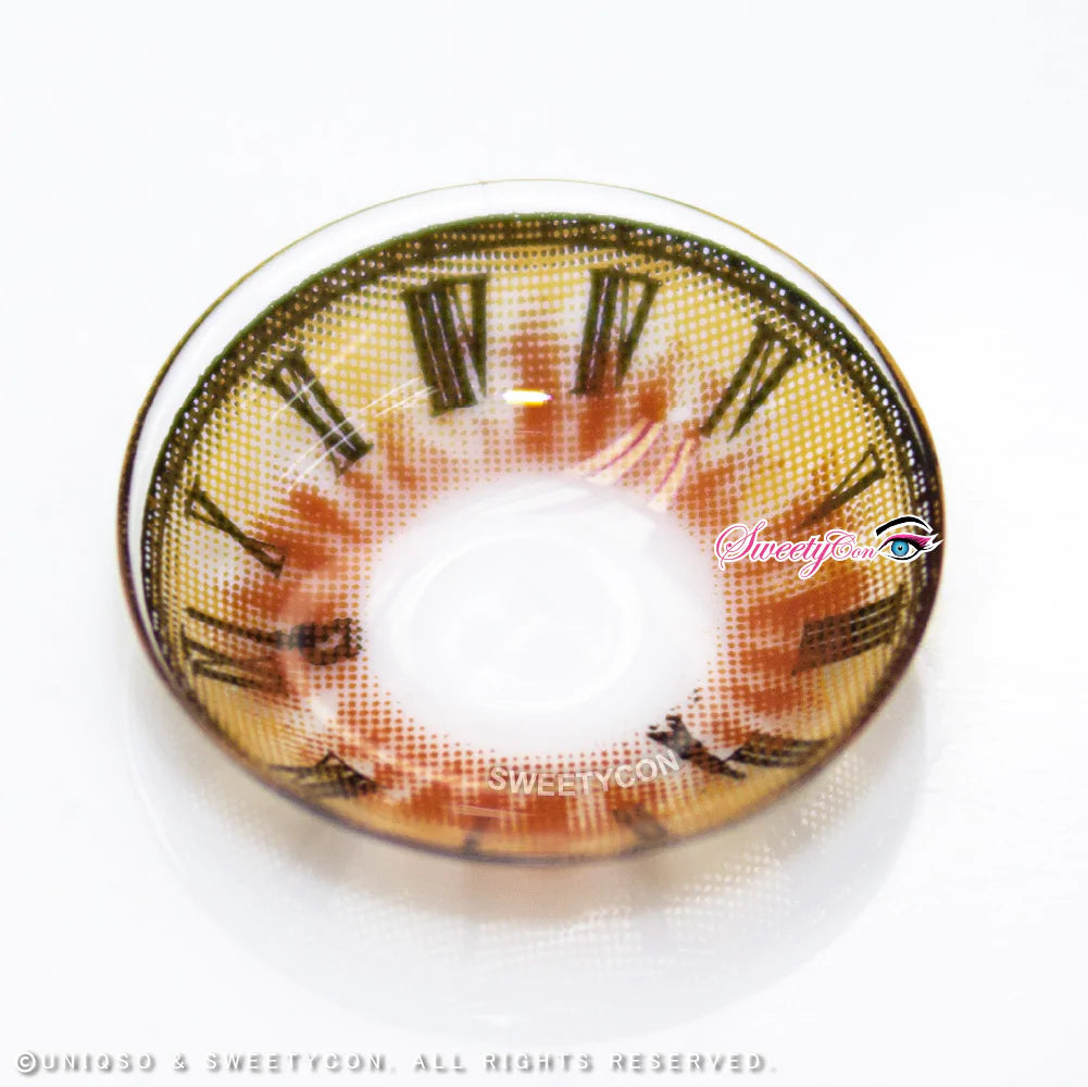 Sweety Roman Clock - With Prescription (1 lens/pack)-Colored Contacts-UNIQSO Canada