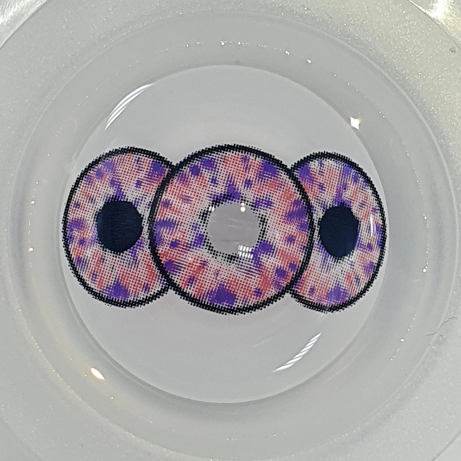 Sweety 22mm Triple Iris (1 lens/pack)-Sclera Contacts-UNIQSO Canada