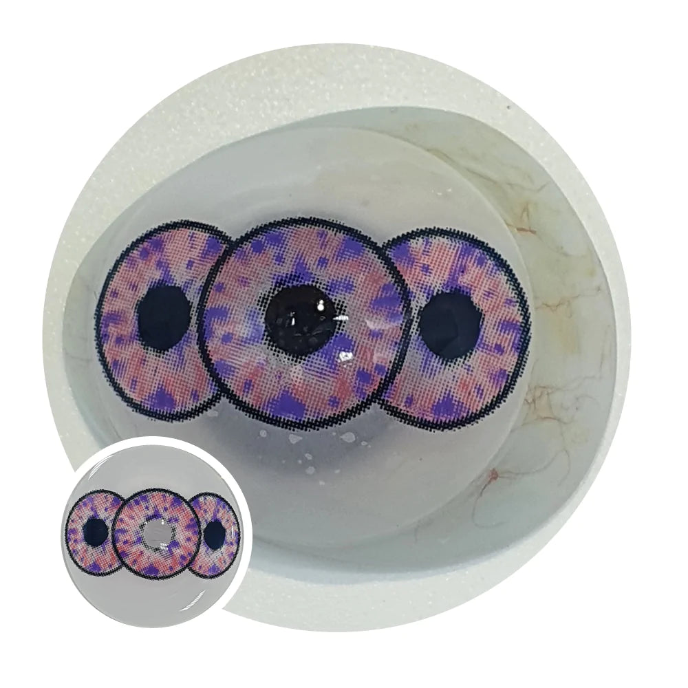 Sweety 22mm Triple Iris (1 lens/pack)-Sclera Contacts-UNIQSO Canada