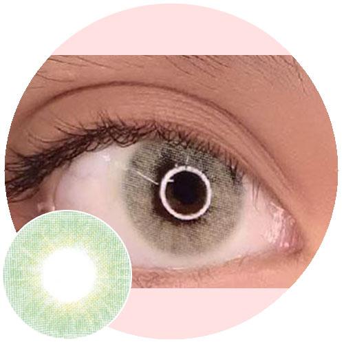 Urban Layer Cloud Light Green colored contacts